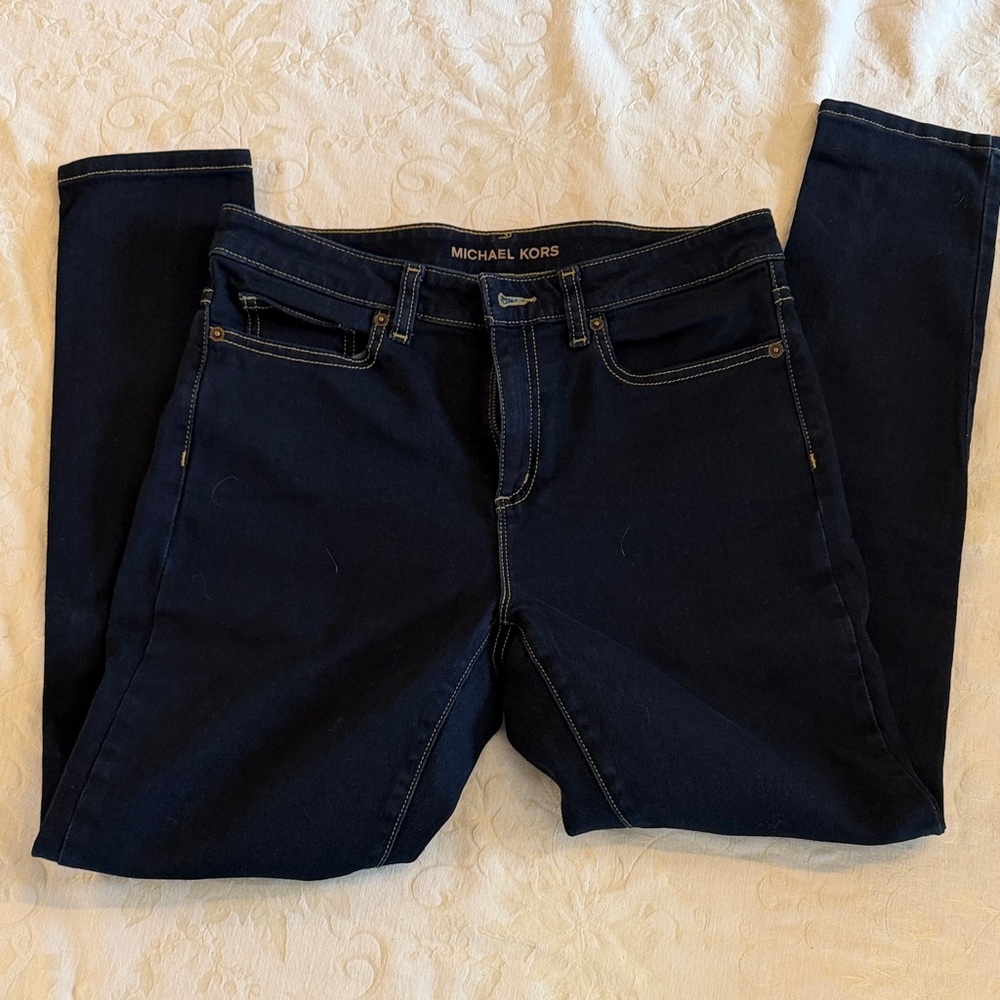 Michael Kors Women's Dark Navy Skinny Jeans